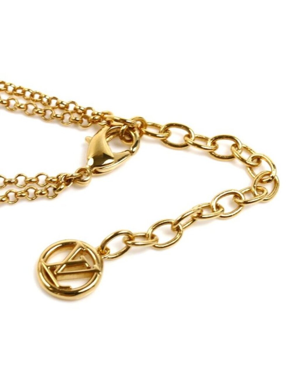 Louis Vuitton Metal Necklace LV 41 cm - Picture 6 of 8